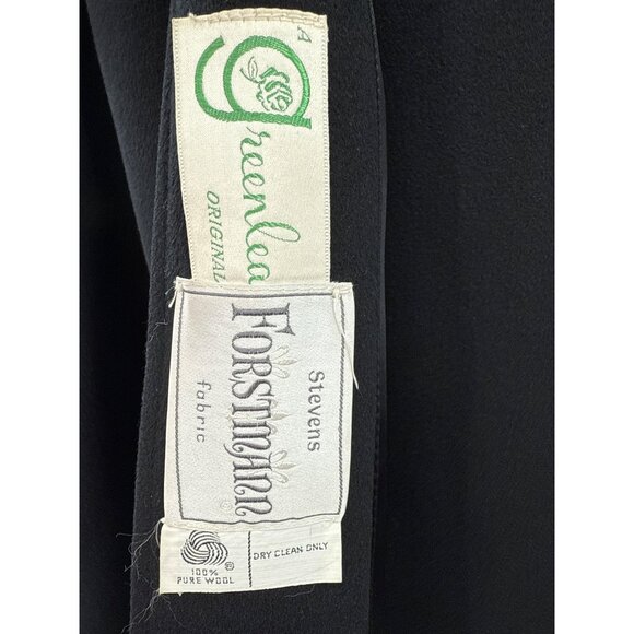 Greenleaf Original Womens‎ Pure Wool Swing Coat With Gold Buttons & Pockets - Picture 3 of 5